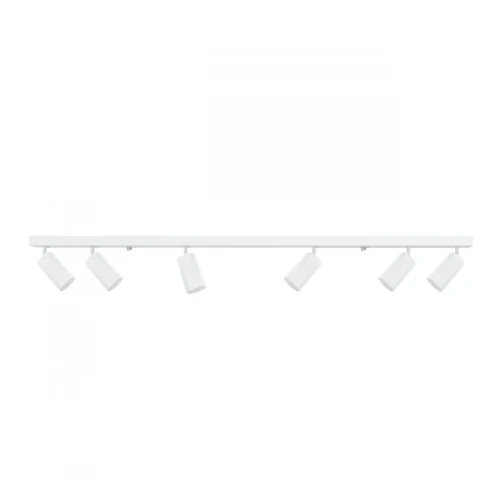 MADARA MINI BAZA 6xGU10 1196x54x161 mm prostokąt BIAŁA
