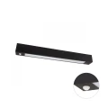 ALLDAY LED TUBE 600 250V 635X65X70MM CZARNY CZUJNIK RUCHU PIR