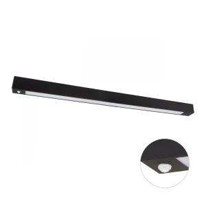 ALLDAY LED TUBE 1200 250V 1250X65X70MM CZARNY CZUJNIK RUCHU PIR
