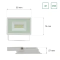 NOCTIS LUX 3 NAŚWIETLACZ 10W CW 230V IP65 90x75x27mm BIAŁY