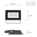 NOCTIS LUX 3 NAŚWIETLACZ 20W WW 230V IP65 120x90x27mm CZARNY