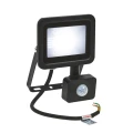 NOCTIS LUX 2 NAŚWIETLACZ 20W CW 230V IP44 158x121x25mm CZARNY czujnik ruchu PIR