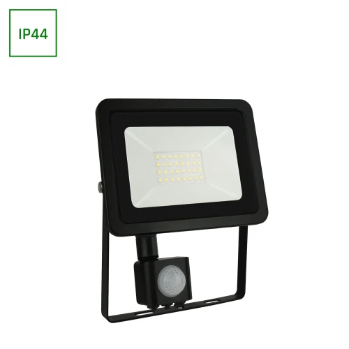 NOCTIS LUX 2 NAŚWIETLACZ 30W NW 230V IP44 188x160x28mm CZARNY czujnik ruchu PIR