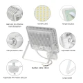NOCTIS LUX 2 NAŚWIETLACZ 50W NW 230V IP44 212x206x35mm BIAŁY czujnik ruchu PIR