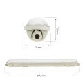 LIMEA GIGANT HERMETYK 600mm 20W NW 230V 120ST IP65 IK09 600x72x70mm SZARY DALI