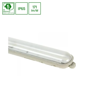 LIMEA GIGANT HERMETYK 1500mm 52W CW 230V 120ST IP65 IK10 1490x72x70mm SZARY 5 LAT GW. AW