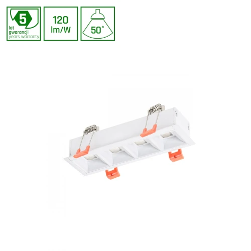 MINI16 ALLDAY INSPIRE IN DARK LIGHT 50st BIAŁY 840 10W 230V 160mm BIAŁY