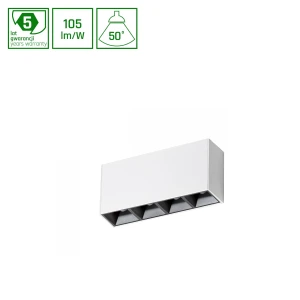 MINI16 ALLDAY INSPIRE ONE DARK LIGHT 50st CZARNY 940 10W 230V 160mm BIAŁY