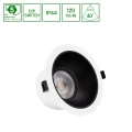 ORBITO DOWNLIGHT 14-27W NW 230V 40st IP44 Ra90 UGR<19 169X95MM BIAŁY/CZAR.MAT okr. regulacja mocy 5