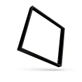 RAMKA DO MONTAŻU NATYNKOWEGO OPRAW ALGINE LINE 600x600x50 mm CZARNY