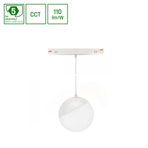 SYSTEM SHIFT CCT- GLOBE P OPRAWA KULA ZWIS FI100 (815MM KABEL) 5W 165ST BIAŁY CCT SWITCH 5 LAT GW.