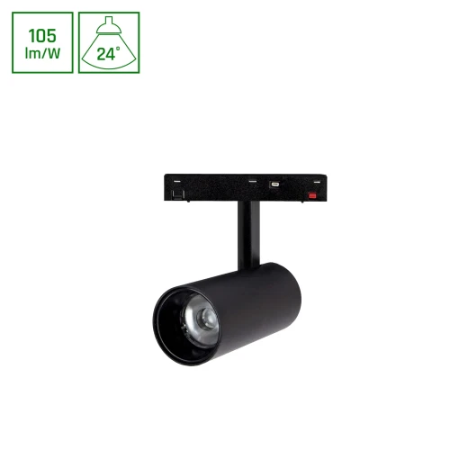 SYSTEM SHIFT BASIC - SPOT M OPRAWA KIERUNKOWA 50X110X170MM 12W 2700K CZARNY