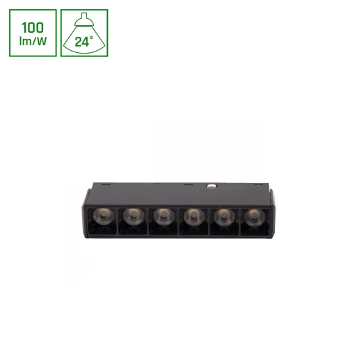 SYSTEM SHIFT BASIC - GRID XS oprawa liniowa 110mm 6W 3000K czarny