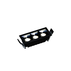 GRID - Model M - oprawa podtynkowa 47x45x106 mm, 8W, 45, kolor czarny