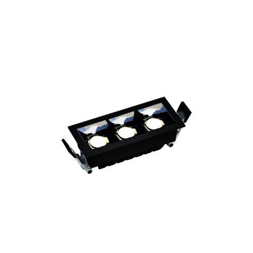 GRID - Model M - oprawa podtynkowa 47x45x106 mm, 8W, 45, kolor czarny