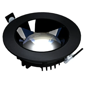 MIRROR - Model XL - oprawa podtynkowa, 30W, 30, 220x70 mm, kolor czarny