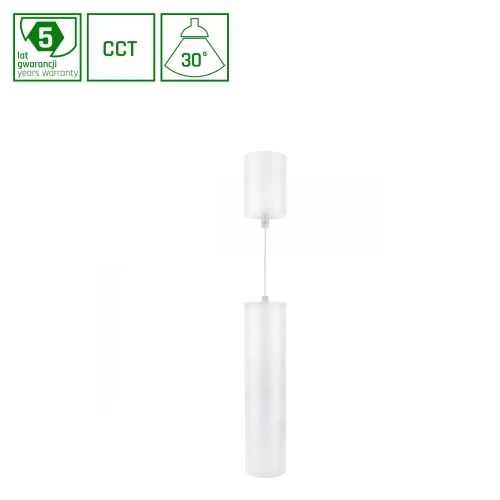 HANGIT MULTIWAY M 11W CCT 230V 30 IP20 74X300BAZA 75X100 BIAŁY,REGULOWANA WYSOKOŚĆ, 5 LAT