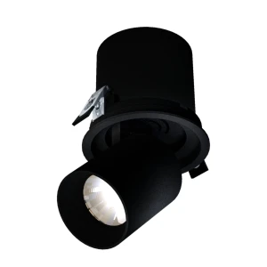 IN OUT - Model L - oprawa wysuwana, 20W, 36, 130x130 mm, kolor czarny