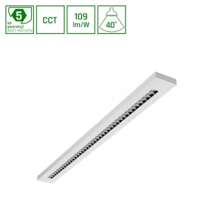 WLD PLANK 20W/30W/40W CCT 230V 40 IP20 1195X100X25 BIAŁY