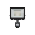 NOCTIS LUX 4 NAŚWIETLACZ 30W CW 230V IP44 141x185x53mm CZARNY czujnik ruchu PIR