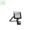 NOCTIS LUX 4 NAŚWIETLACZ 20W CW 230V IP44 116x174x53mm CZARNY czujnik ruchu PIR