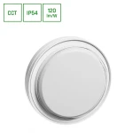 PASTILO 15W CCT 230V 120st IP54 IK10 221x47mm BIAŁY OKRĄGŁA