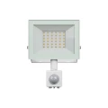 NOCTIS LUX 4 NAŚWIETLACZ 30W CW 230V IP44 141x185x53mm BIAŁY czujnik ruchu PIR