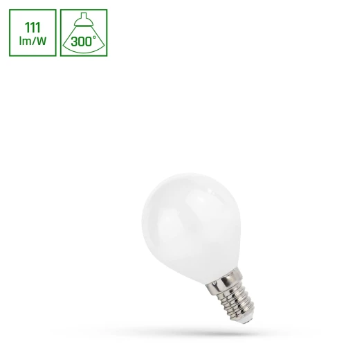LED KULKA E-14 230V 5,5W COG WW MILKY SPECTRUM