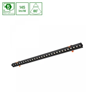 ALLDAY INSPIRE IN DARK LIGHT 80st CZARNY 840 30W 230V 1120mm CZARNY Konnekto MESH
