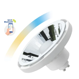 Żarówka Wi-Fi/Bluetooth Tuya Smart LED AR111 10W GU10 SMD 230V 30st CCT+DIM