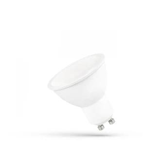 LED GU10 230V 10W SMD CW z MLECZNĄ SZYBKĄ biała S PECTRUM