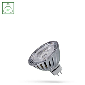 LED MR16 12V 3W=35W 3LED 38st WW SPECTRUM!