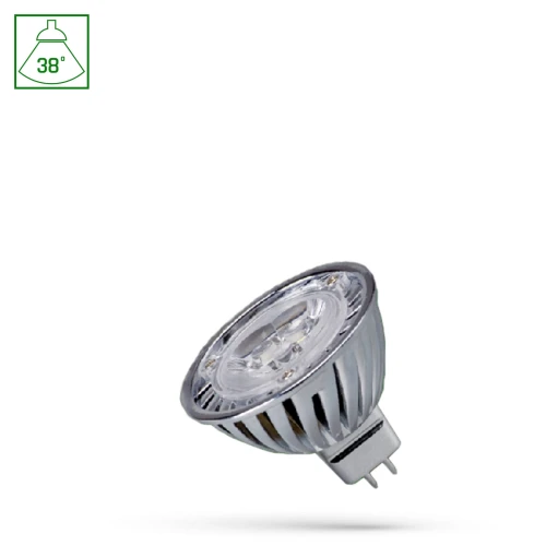 LED MR16 12V 3W=35W 3LED 38st WW SPECTRUM!