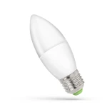 LED ŚWIECOWA E-27 230V 6W WW SPECTRUM +