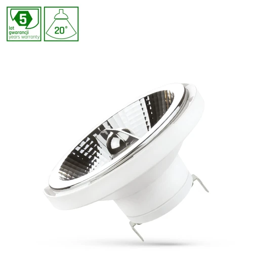 LED AR111 G53 12V 11W SMD 20ST WW BIAŁY SPECTRUM 5 LAT GWARANCJI