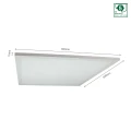 ALGINE DUO 2in1 PANEL 30W NW 230V 120st IP20 IK06 600x600x17mm BIAŁY 5lat gw.zasilacz zintegrowany