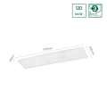 ALGINE PANEL BACKLIGHT 40W CW 230V 120st IP20 300x1200x25 BIAŁY