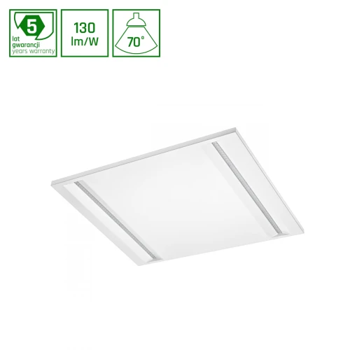 ALGINE LINE PANEL 44W NW 230V 70st IP20 IK06 600x600x40mm BIAŁY UGR<16 5 lat gw. CZUJNIK