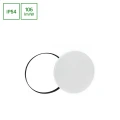 NYMPHEA BLACK &amp; WHITE RINGS 32W WW 230V 115st IP54 FI380x55 BIAŁY/CZARNY OKRĄGŁA