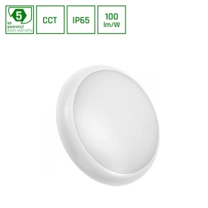 NYMPHEA CITY PRO 24W CCT 230V 120st IP65 IK10 FI330x79mm BIAŁY okrągła 5 lat gw.