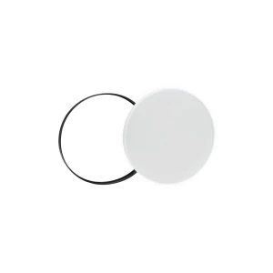 NYMPHEA BLACK & WHITE RINGS 18W NW 230V 115st IP54 FI250x52 BIAŁY/CZARNY OKRĄGŁA CZUJNIK