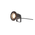 FLORI GU10 ALU RAY 250V IP65 98x160mm CZARNA wbijana, ruchoma