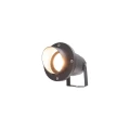 FLORI GU10 ALU ANGLE 250V IP65 98x180mm CZARNA wbijana, ruchoma