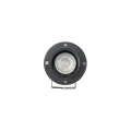 FLORI GU10 ALU ANGLE 250V IP65 98x180mm CZARNA wbijana, ruchoma