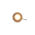 FLORI GU10 ALU 250V IP65 98x145mm CZARNA wbijana, ruchoma