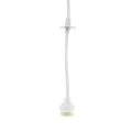 CHLOE SLIM MR11 ZWIESZANA BAZA 250V IP20 40x500+1m kabel BIAŁY regulowany kąt świecenia