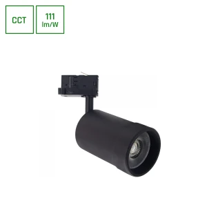 PAVA BASIC NA SZYNOPRZEWÓD 3F 20W CCT 230V 20-45ST IP20 RA80 84X136X185MM CZARNY