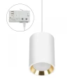 CHLOE GU10 MINI NATYNKOWA GU10 250V IP20 70x100mm BIAŁY, ŚRODEK ZŁOTY okrągła TRACK
