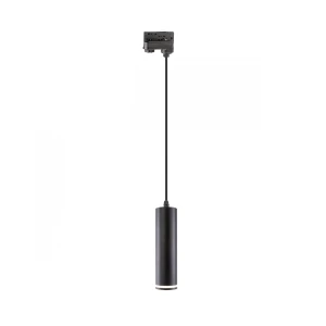 MADARA MINI RING GU10 ZWIS NA SZYNOPRZEWÓD 3F 230V IP20 fi55*200mm CZARNY kabel 1m