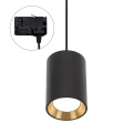 CHLOE GU10 MINI NATYNKOWA GU10 250V IP20 70x100mm CZARNY, ŚRODEK ZŁOTY okrągła TRACK